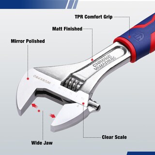 Foto 3 | Foto 3 | Llave Ajustable Workpro De 25 Cm De Ancho Con Empuñadura Antideslizante - Venta Internacional.
