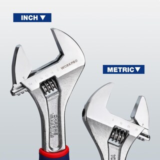 Foto 4 | Foto 4 | Llave Ajustable Workpro De 25 Cm De Ancho Con Empuñadura Antideslizante - Venta Internacional.