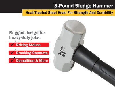 Foto 5 | Foto 5 | Sledgehammer Titan 63000 1,36 Kg X 40,64 Cm Con Empuñadura Acolchada - Venta Internacional.