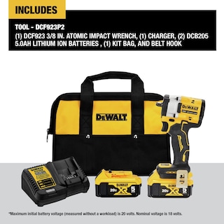 Foto 2 | Foto 2 | Llave De Impacto Inalámbrica Dewalt Dcf923p2 Atomic 20v Max - Venta Internacional.