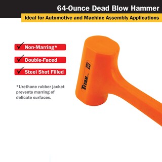 Foto 5 | Foto 5 | Martillo Dead Blow Titan 63164 1,89 L - Venta Internacional.