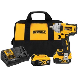 Foto 1 | Foto 1 | Llave De Impacto Dewalt 20 V Max Inalámbrica De 1/2 Pulgada Con 2 Baterías - Venta Internacional.