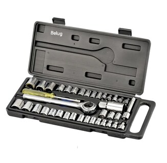 Foto 1 | Foto 1 | Juego De Llaves Vaso Con Trinquete Universales 40 Piezas Gris