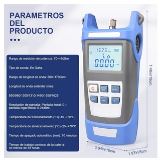 Foto 3 | Foto 3 | Kit De Herramientas Fibra Óptica Con Medidor De Potencia Eo Safe Imports Esi-515 Negro
