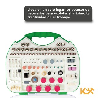 Foto 3 | Foto 3 | Caja de Accesorios para Taladro Mototool Kingsman 250 Piezas