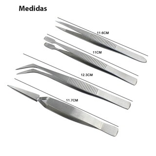 Foto 3 | Foto 3 | Pinzas de Precisión Tweezer Compraymas Juego de 4 Pinzas de Acero Inoxidable