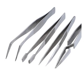 Foto 4 | Foto 4 | Pinzas de Precisión Tweezer Compraymas Juego de 4 Pinzas de Acero Inoxidable