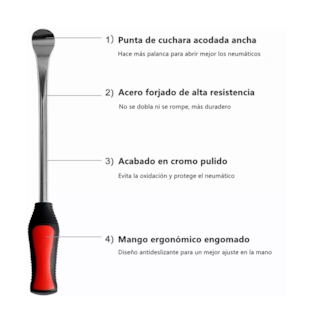 Foto 5 | Foto 5 | Kit de Palanca para Desmontar Llantas de Motocicleta y Bicicleta 23 Piezas