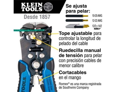 Foto 4 | Foto 4 | Peladora Cortadora Klein Tools 11061  de Ajuste Automático