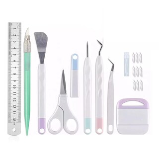 Foto 1 | Foto 1 | Kit Herramientas Para Vinil Adhesivo Tallado A Mano 9 Piezas Eo Safe Imports Esi-14340 Multicolor