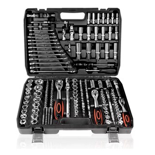 Foto 1 | Foto 1 | Juego De Herramientas Mecánicas Automóvile Con Matraca 216pz Eo Safe Imports Esi-15145 Negro