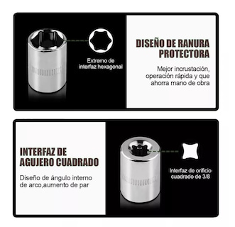 Foto 4 | Foto 4 | Juego De Herramientas  Wünd Mecánicas Dados 46pcs