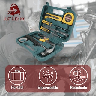 Foto 5 | Foto 5 | Kit Herramientas Básico 9 Piezas Multifunción Portátil Hogar