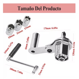 Foto 3 | Foto 3 | Multiplicador De Torque P/ Llantas Herramientas De Llave Eo Safe Imports Esi-16188-1 Plata