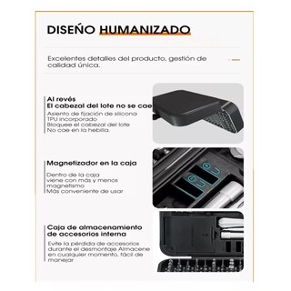 Foto 3 | Foto 3 | Kit 170 Destornilladores Puntas Magnéticas Repara Pc Celular Eo Safe Imports Esi-5999-1 Morado