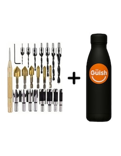 Foto 1 | Foto 1 | Juego De Brocas Para Carpintería + Termo Güish Gratis