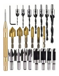 Foto 2 | Foto 2 | Juego De Brocas Para Carpintería + Termo Güish Gratis