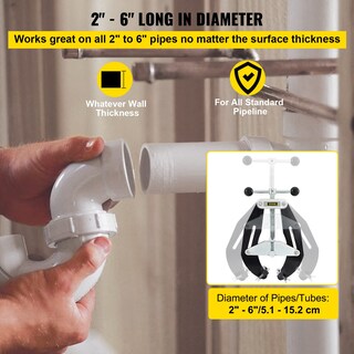 Foto 3 | Foto 3 | Abrazadera De Tubo Vevor High Strength Ultra De 5,1 A 15,2 Cm De Acero - Venta Internacional.
