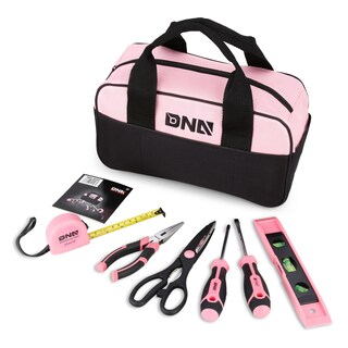 Foto 1 | Foto 1 | Juego De Herramientas Dna Motoring De 7 Piezas Rosa Con Bolsa De Lona Para Bricolaje - Venta Internacional.