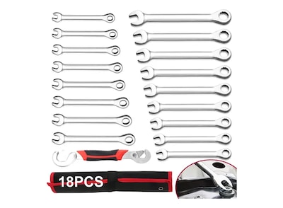 Foto 1 | Foto 1 | Kit De Herramientas Mecánicas Xtellar De 18 Piezas Con Llaves De Matraca 6-24mm + Bolsa De Transporte