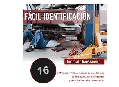 Foto 5 | Foto 5 | Kit De Herramientas Mecánicas Xtellar De 18 Piezas Con Llaves De Matraca 6-24mm + Bolsa De Transporte