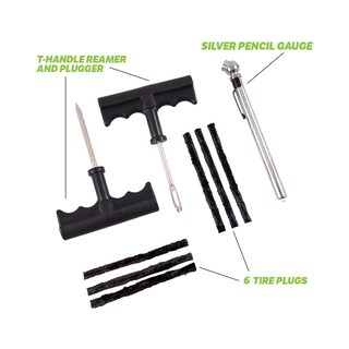 Foto 3 | Foto 3 | Kit De Aparejos De Reparación De Neumáticos Slime 20133  Tamaño Grande  Con Calibre - Venta Internacional.