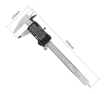 Foto 2 | Foto 2 | Calibrador Vernier Lab.g Digital Pie De Rey 6in Precisión 0.01mm Gris Con Negro