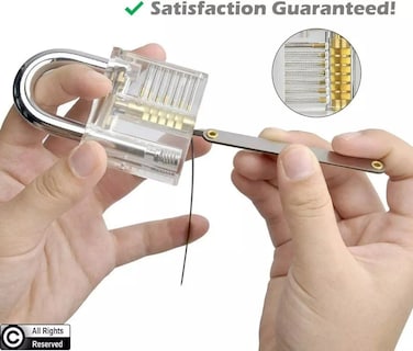 Foto 3 | Foto 3 | Kit De Ganzuas Lab.g Profesionales 15 Piezas Con Candado Gris