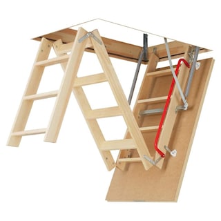 Foto 2 | Foto 2 | Escalera de Ático Fakro Fabricada en Madera Estilo LWK Komfort Altura al Piso 305 CM Medidas del Hueco 60 X 130 CM