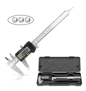 Foto 2 | Foto 2 | Calibrador Vernier Digital Con Estuche Eo Safe Imports Esi-244 Negro