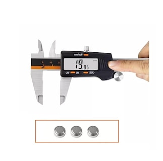 Foto 4 | Foto 4 | Calibrador Digital Lcd Pie Rey Acero Inoxidable color Negro con Naranja