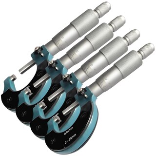Foto 1 | Foto 1 | Micrómetro Calibrador Ventdepot Mxmia-004 4 Piezas de Acero Inoxidable