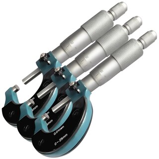 Foto 2 | Foto 2 | Micrómetro Diámetro Exterior Ventdepot Mxmia-003 3 Piezas de Acero Inoxidable