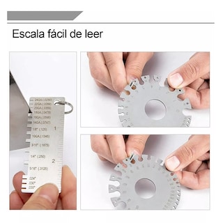 Foto 3 | Foto 3 | Calibrador de Alambre 0-36 Acero Inoxidable Esi-16441 Plata 2 Piezas