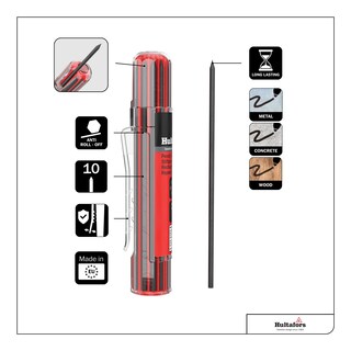 Foto 3 | Foto 3 | Recambios Para Rotuladores Secos Hultafors Tools 650110 Hrd G* Graphite - Venta Internacional.