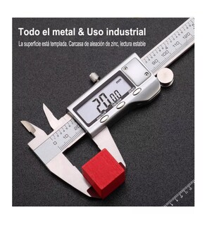 Foto 4 | Foto 4 | Calibrador Digital Lab.g Uso Industrial Todo Metal 0.01mm Plata