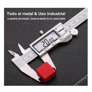 Foto 4 | Foto 4 | Calibrador Digital Uso Industrial Todo Metal 0.01mm Blanco Belug