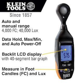 Foto 2 | Foto 2 | Medidor De Luz Klein Tools Et130 Digital Para Fc Y Lux - Venta Internacional.