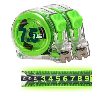 Foto 2 | Foto 2 | Cinta Métrica VentDepot MXGGP-011 Transparente y Verde 2 Piezas
