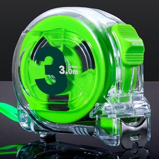 Foto 3 | Foto 3 | Flexómetro Retráctil Fluorescente, Mxggp-001, 1 Pza, 3mx19mm, Abs Y Acero Al Carbono, Transparente Y Verde