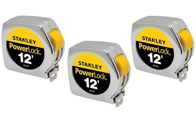 Foto 1 | Foto 1 | Cinta Métrica Stanley Powerlock De 3.6 M/12 Pies Con Poliéster Mylar - Venta Internacional.