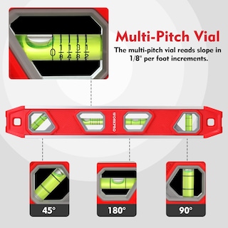 Foto 2 | Foto 2 | Torpedo Level Workpro Magnético De 30 Cm Con 4 Frascos De Aluminio - Venta Internacional.