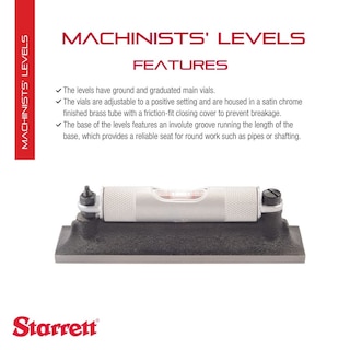 Foto 2 | Foto 2 | Machinists' Level Starrett 98-4, 100 Mm, Vial Principal Con Conexión A Tierra - Venta Internacional.