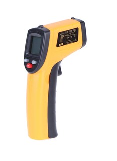 Foto 1 | Foto 1 | Termómetro de Medición Infrarrojo Digital Industrial (-50-380 ° C) color Amarillo