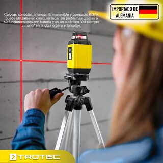 Foto 2 | Foto 2 | Nivelador Láser Giratorio 360° Autonivelante con 3 Modos de Proyección Hasta 10m Trotec