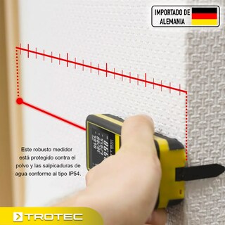 Foto 5 | Foto 5 | Distanciómetro Laser Digital 70m con Sensor de Inclinación de 90° Bd21 Trotec