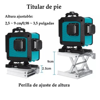 Foto 2 | Foto 2 | Nivel Láser de 16 Líneas con Placa de Objetivo 2 Baterías Eo Safe Imports Esi-12924 Multicolor