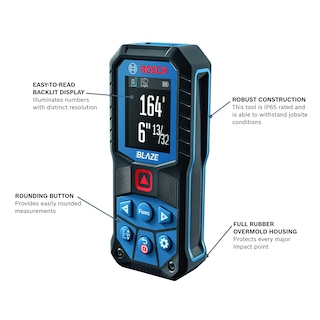 Foto 2 | Foto 2 | Medidor De Distancia Láser Bosch Glm165-22 50 M Con Baterías - Venta Internacional.