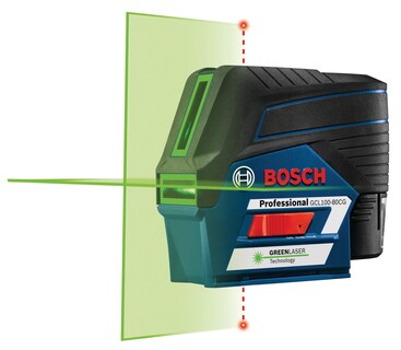 Foto 1 | Foto 1 | Láser Cross-line Bosch Gcl100-80cg 30 M Con Batería Y Cargador - Venta Internacional.