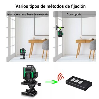 Foto 3 | Foto 3 | Kit Nivel Láser Autonivelante C/soporte 8 Pzas Eo Safe Imports Esi-7023 Multicolor